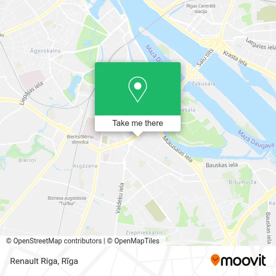 Renault Riga map