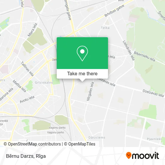Bērnu Darzs map