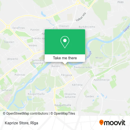 Kaprize Store map
