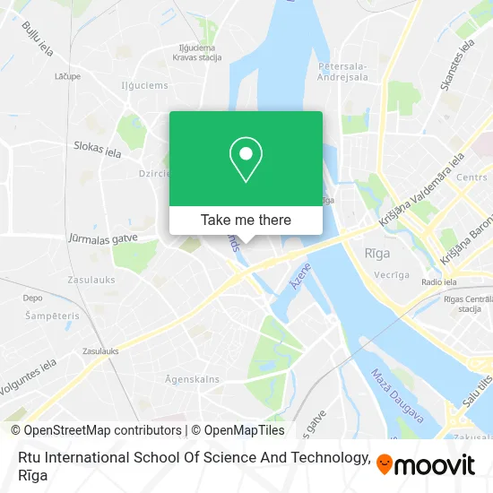Rtu International School Of Science And Technology map