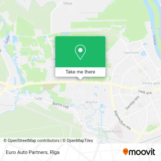 Euro Auto Partners map