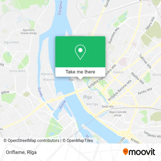 Oriflame map