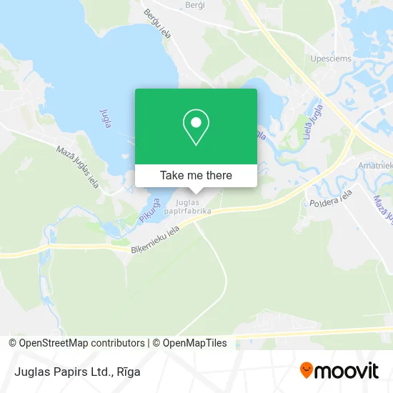 Juglas Papirs Ltd. map