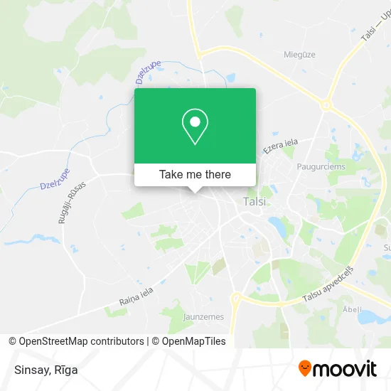 Sinsay map