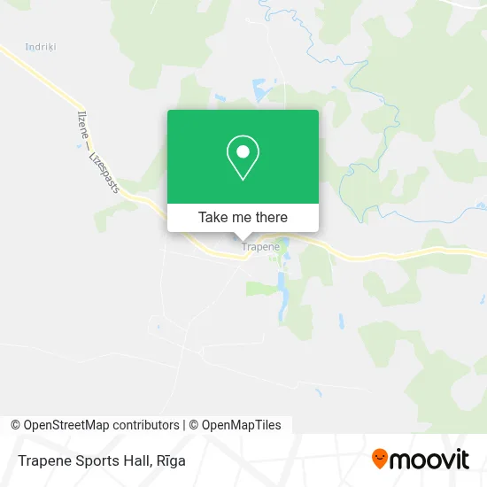 Trapene Sports Hall map