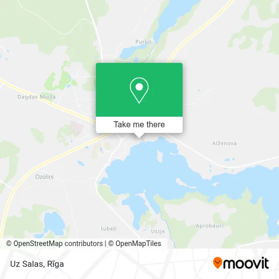 Uz Salas map