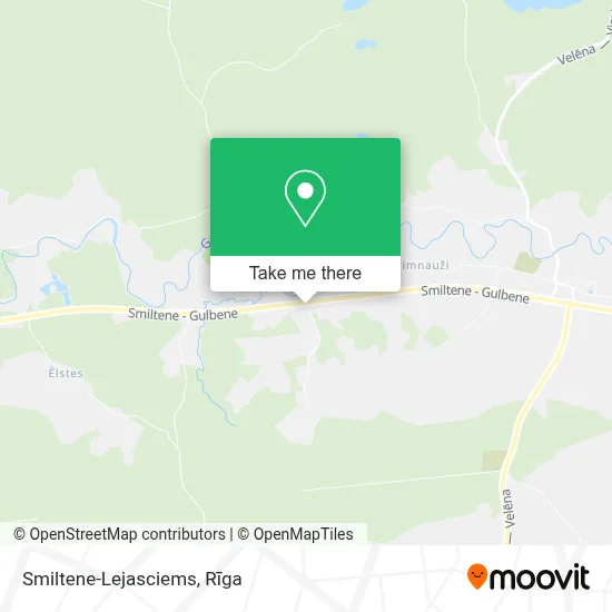 Smiltene-Lejasciems map