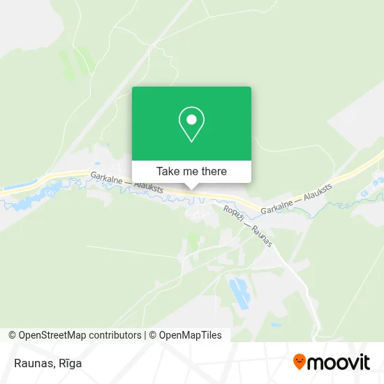 Raunas map