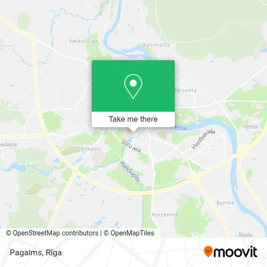 Pagalms map