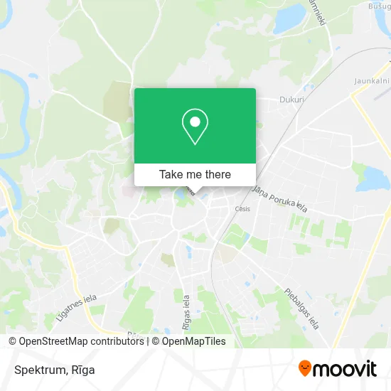 Spektrum map