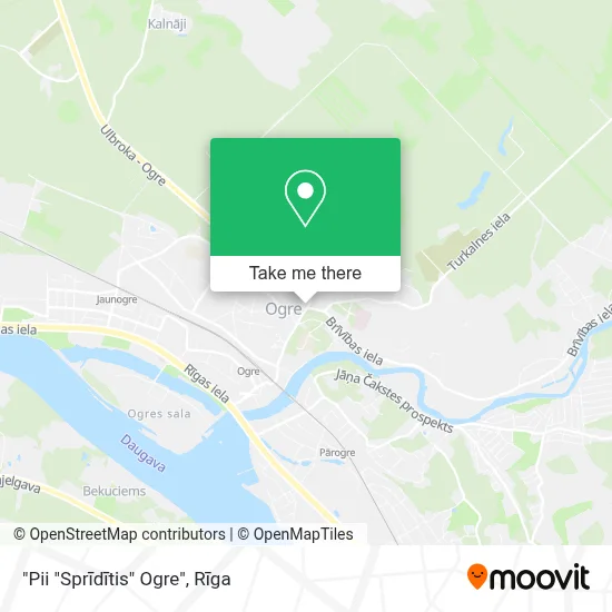 "Pii "Sprīdītis" Ogre" map