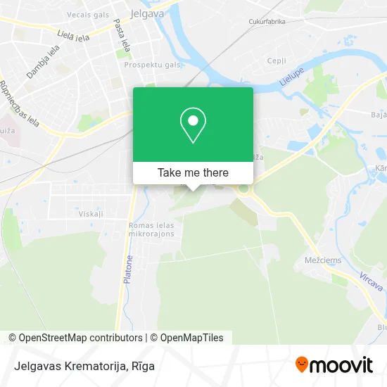 Jelgavas Krematorija map