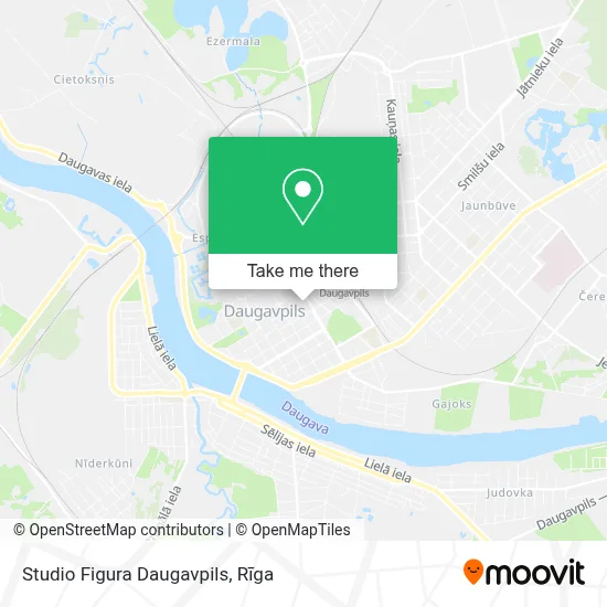 Studio Figura Daugavpils map