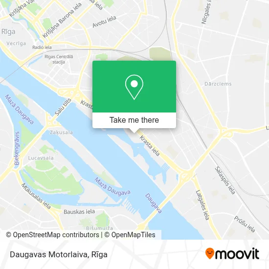 Daugavas Motorlaiva map