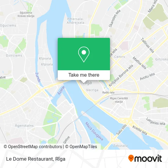 Le Dome Restaurant map