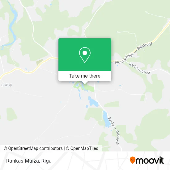 Rankas Muiža map