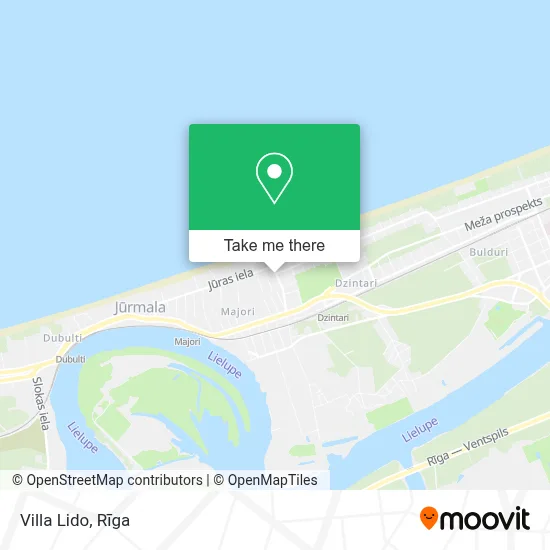 Villa Lido map