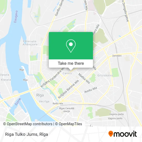 Riga Tulko Jums map