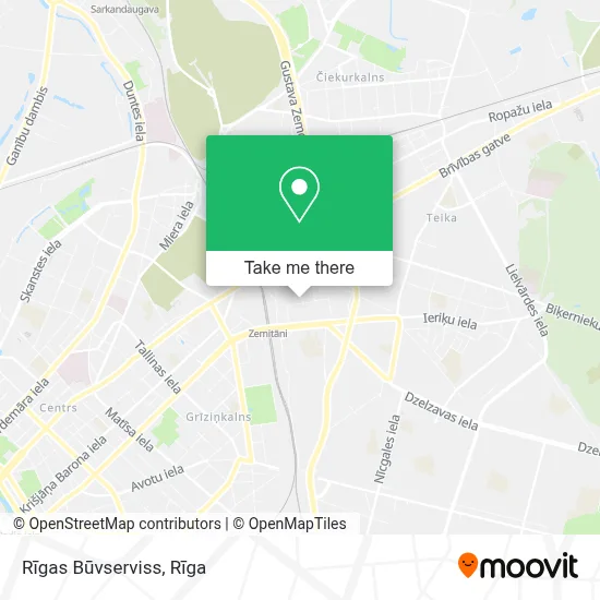 Rīgas Būvserviss map