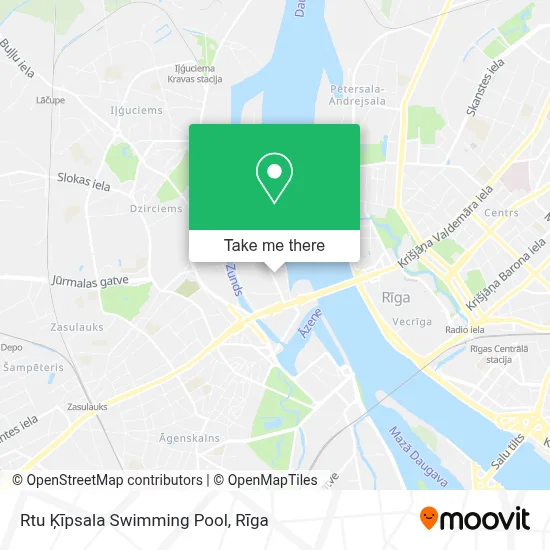 Rtu Ķīpsala Swimming Pool map