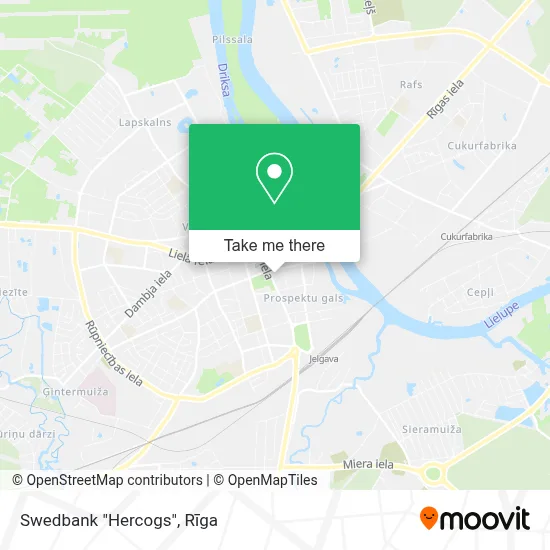 Swedbank "Hercogs" map