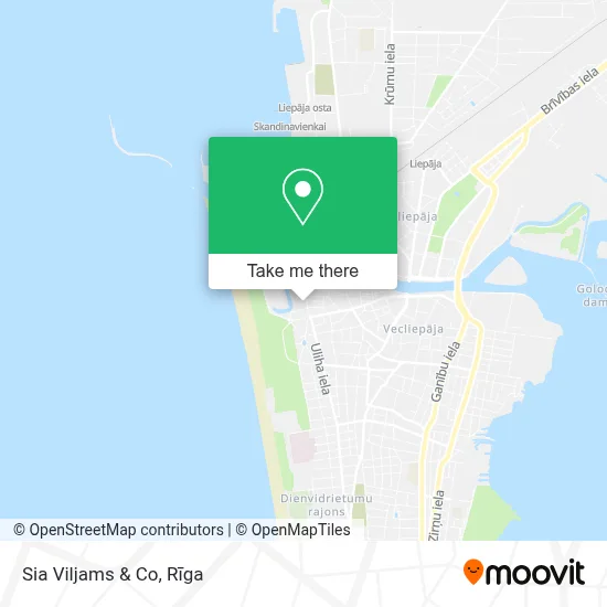 Sia Viljams & Co map