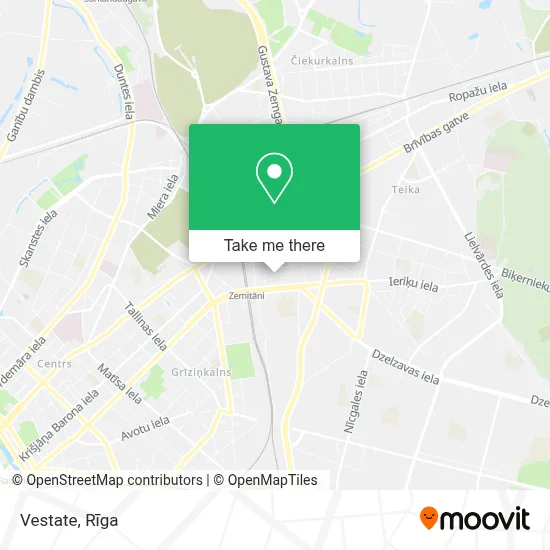 Vestate map