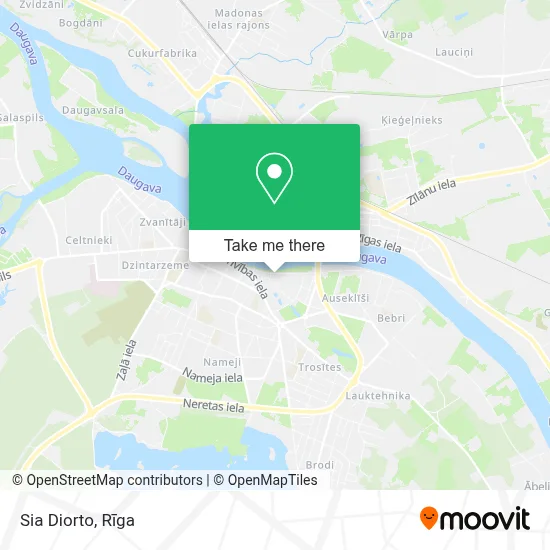 Sia Diorto map