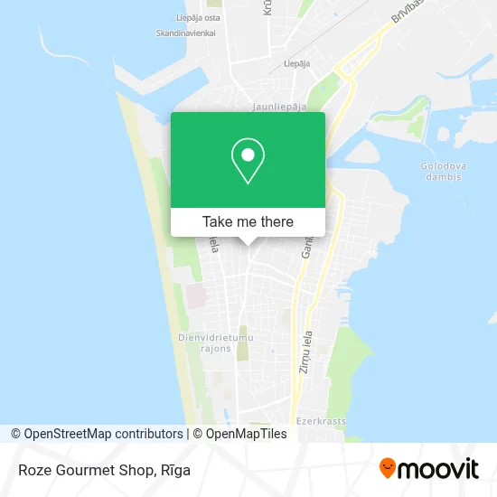 Roze Gourmet Shop map