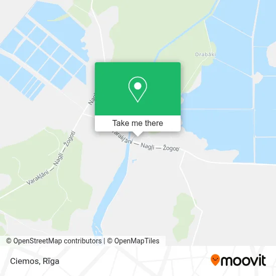 Ciemos map