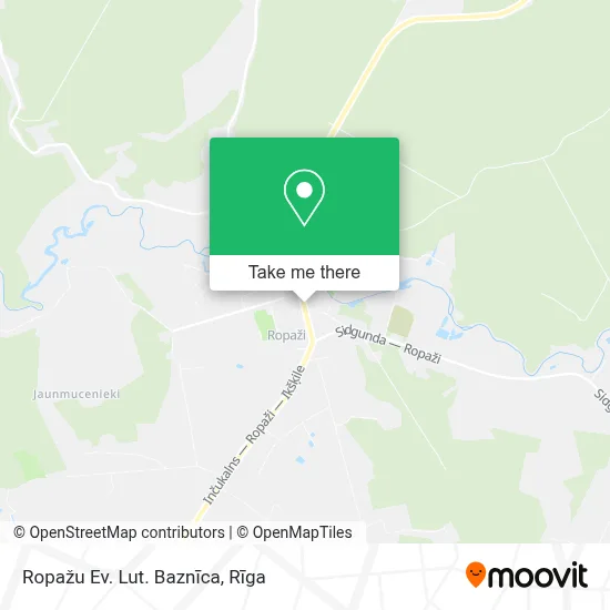 Ropažu Ev. Lut. Baznīca map