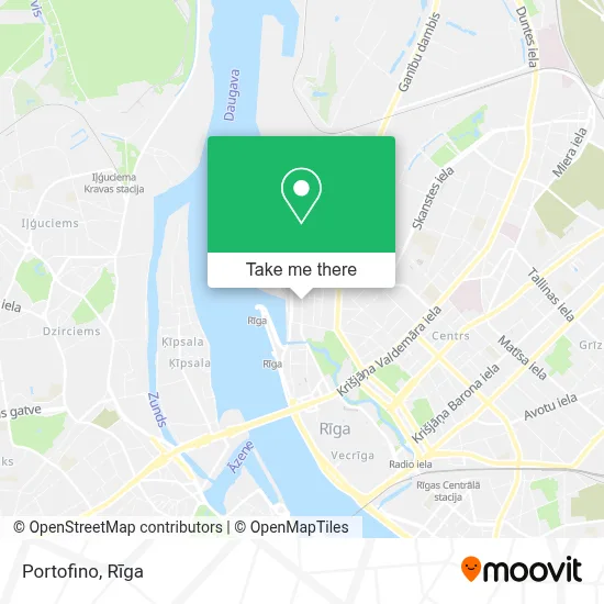Portofino map