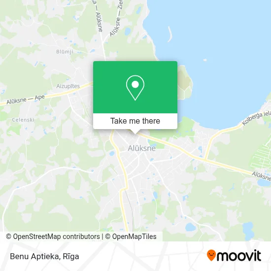 Benu Aptieka map