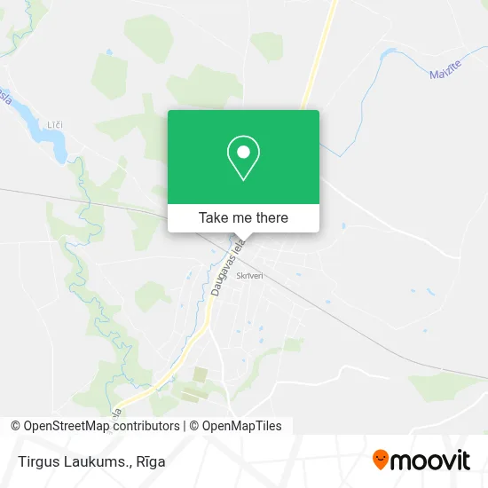 Tirgus Laukums. map