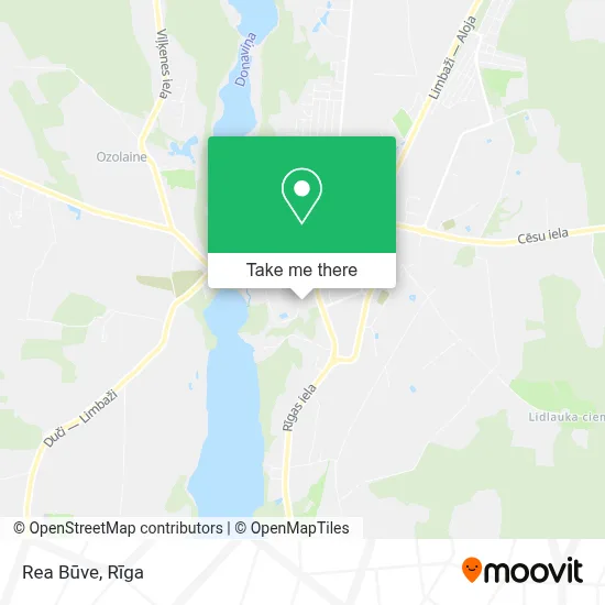 Rea Būve map