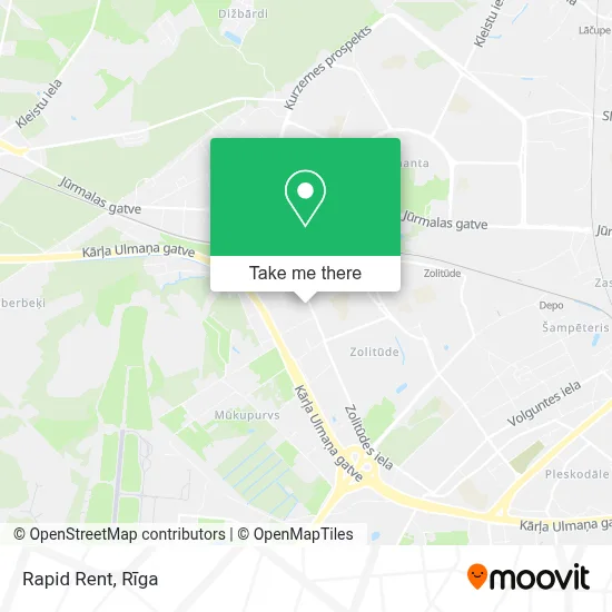 Rapid Rent map