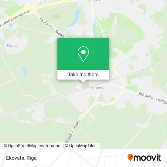 Ekovate map