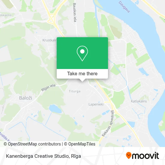 Kanenberga Creative Studio map