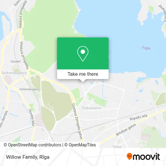 Willow Family map