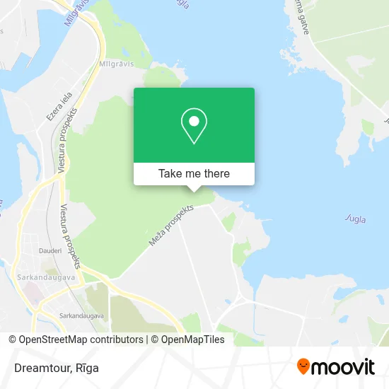 Dreamtour map