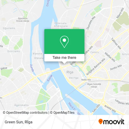 Green Sun map
