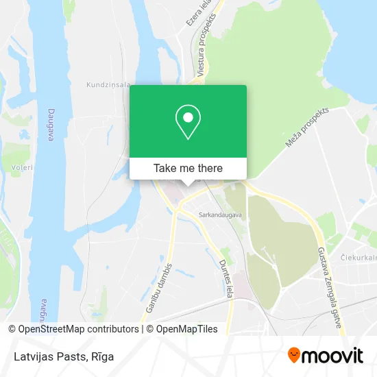 Latvijas Pasts map