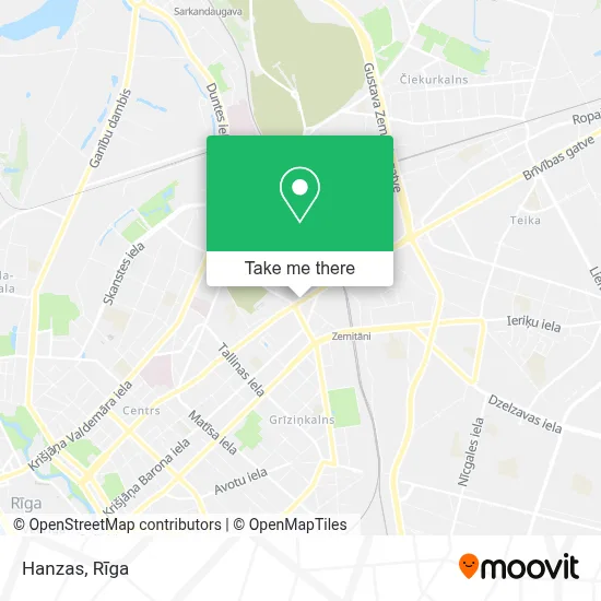 Hanzas map