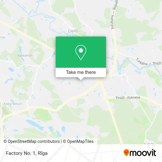 Factory No. 1 map