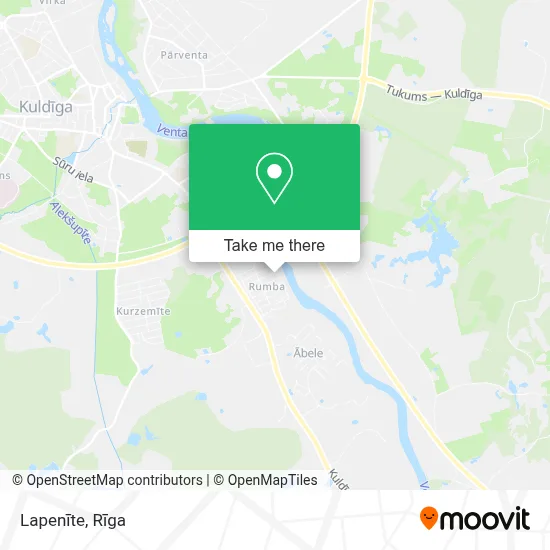 Lapenīte map