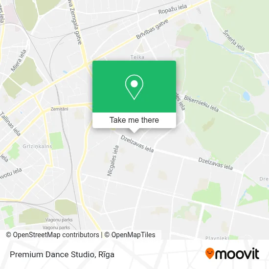 Premium Dance Studio map