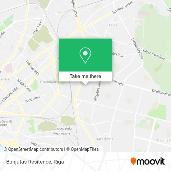 Banjutas Resitence map