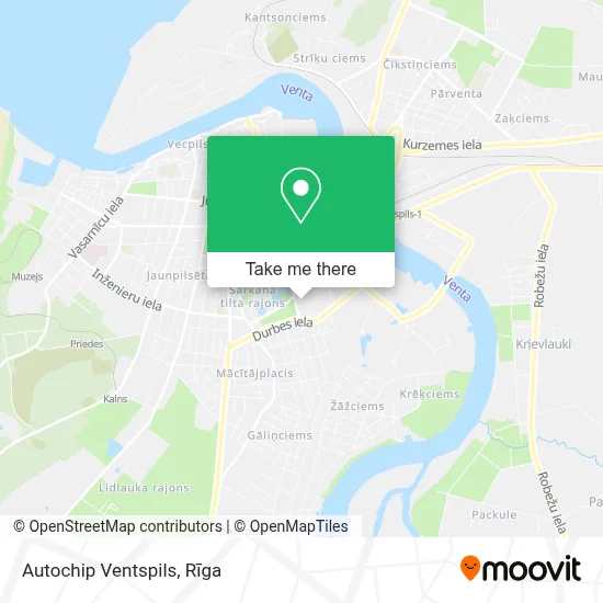Autochip Ventspils map