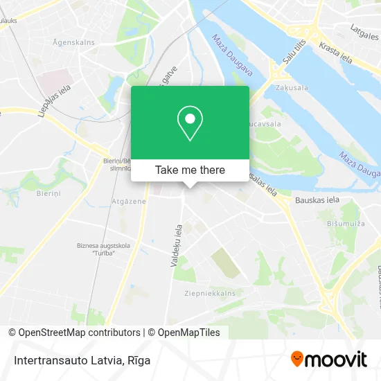 Intertransauto Latvia map