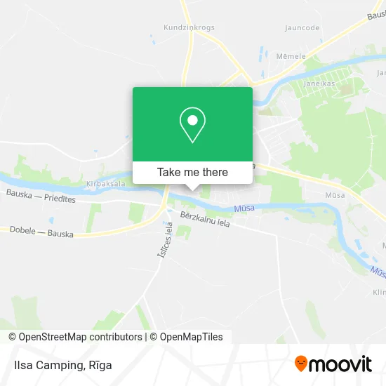Ilsa Camping map
